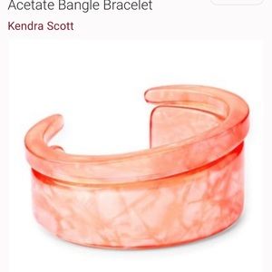 Kendra Scott Kaiden Pink Acetate Cuff Bracelet